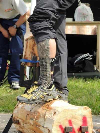 Chaussettes en cote de mailles